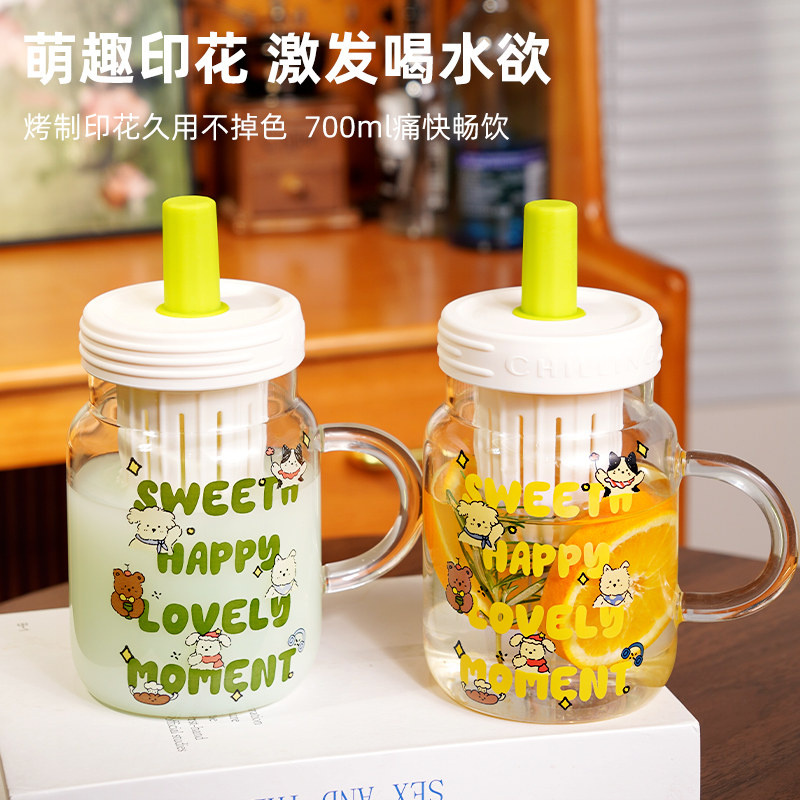 夏季大容量高颜值耐高温茶漏杯图片