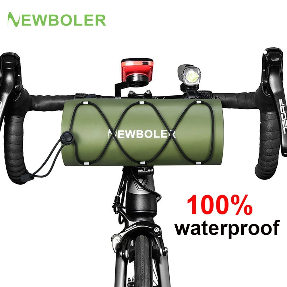 圆筒车把包公路自行车车头挂包骑行多功能背包折叠车前包bike bag