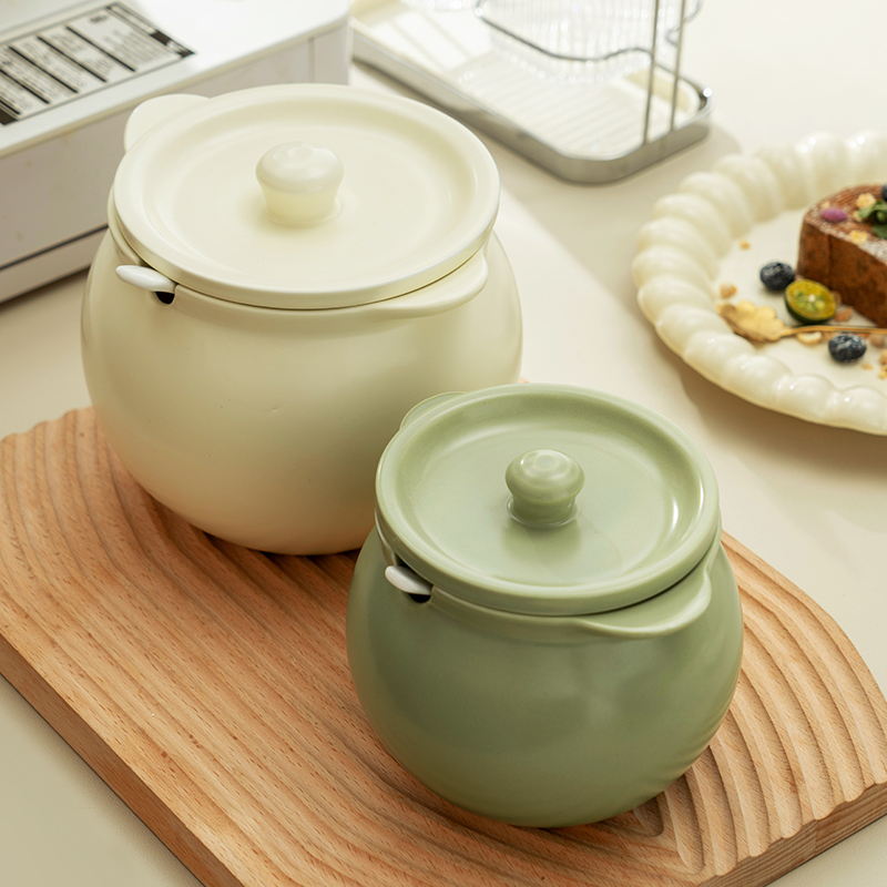 厨房家用猪油罐陶瓷耐高温食品级