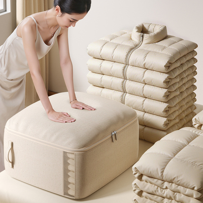 日本纯棉被子收纳袋防潮