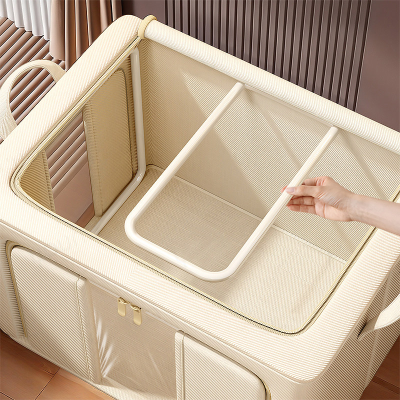 日本衣服收纳盒家用大容量衣物收纳盒衣柜专用布艺整理箱收纳神器