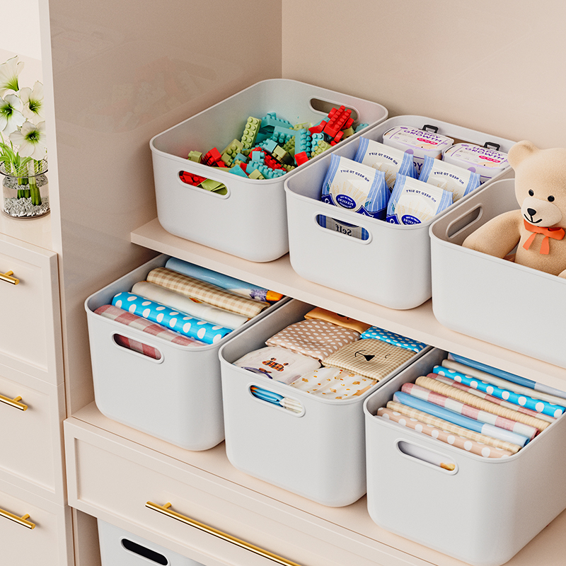 日本收纳盒婴儿专用玩具塑料筐