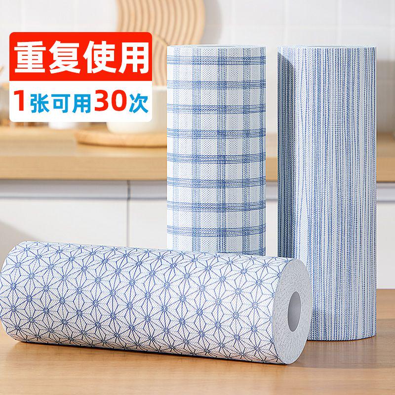 加厚厨房一次性抹布可水洗不沾油