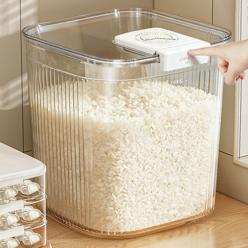 日本装米桶家用防虫密封储存罐