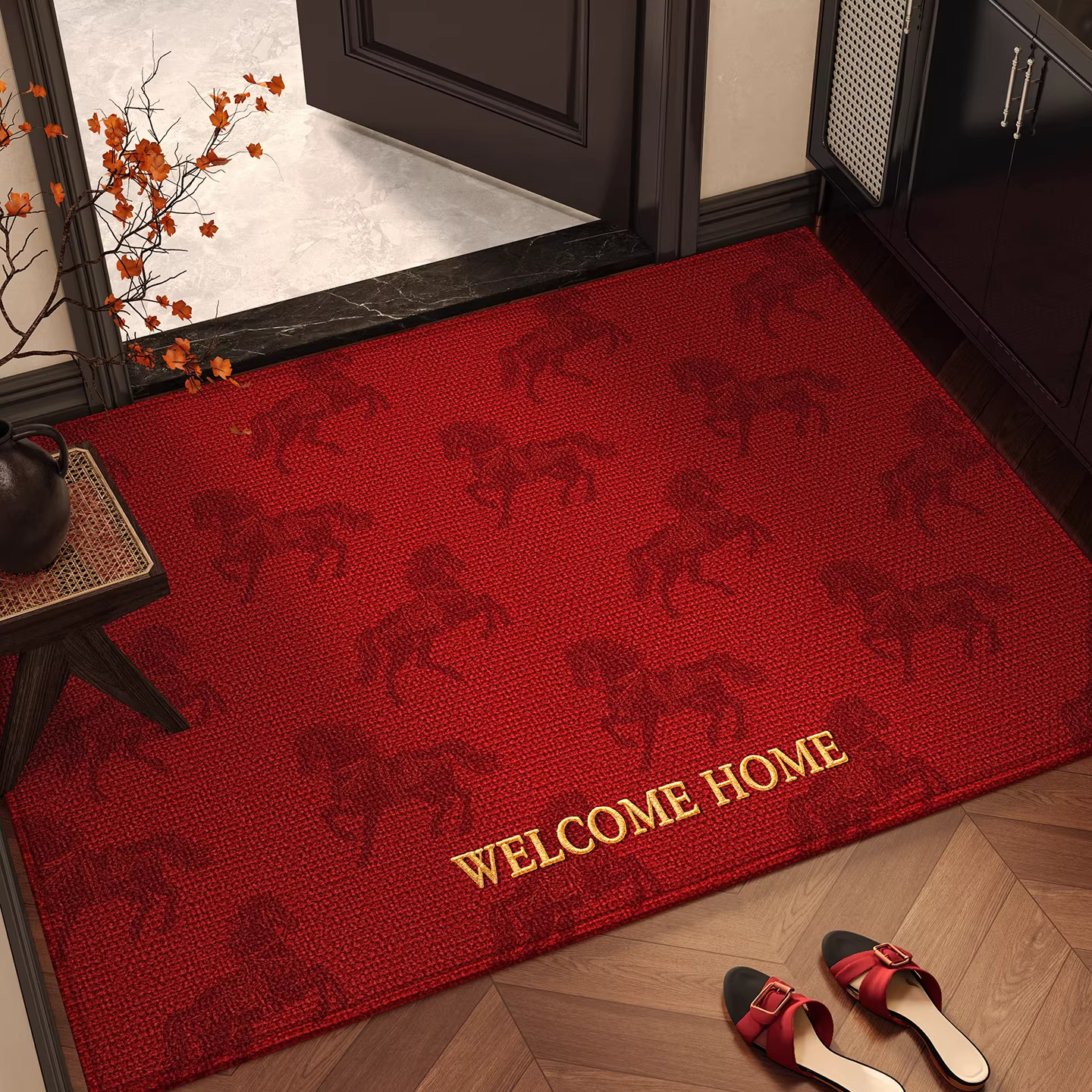 日本马年地毯门口地垫2026新款进门地垫地毯门垫进门地毯专用垫子,居家布艺,入户地垫,淘宝优惠券,粉丝福利购,淘宝优惠卷