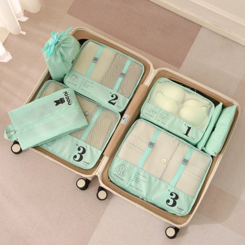 日本旅行收纳袋行李箱旅游分装衣服内衣裤整理包衣物鞋子压缩袋子