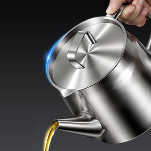 日本新款2026不锈钢油壶家用厨房多功能过滤油渣大容量油储油容器