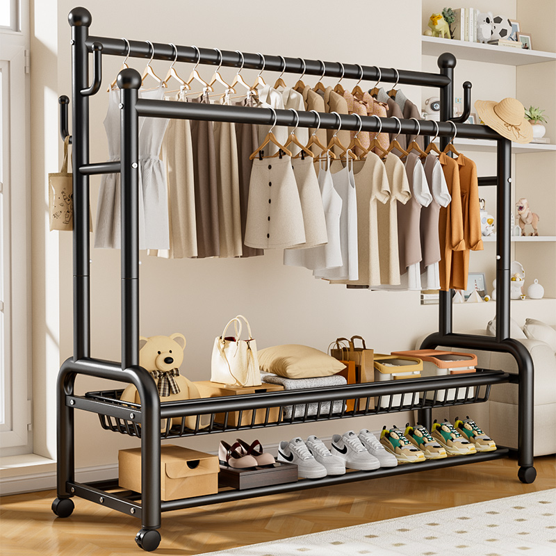 日本压不弯の落地挂衣架