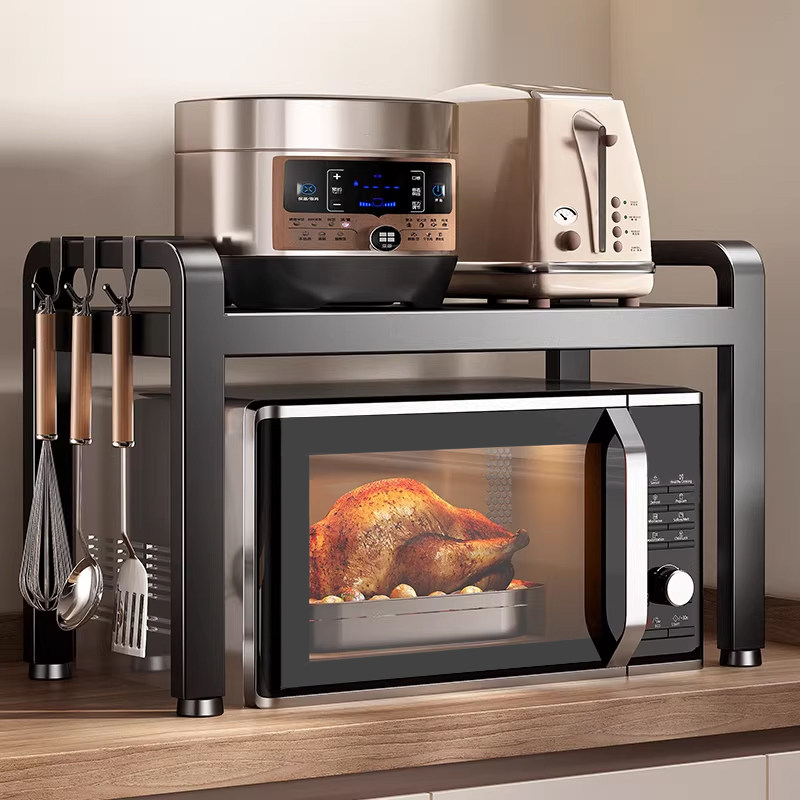 日本可伸缩微波炉置物架厨房台面多功能电饭锅支架烤箱一体置物架,厨房/烹饪用具,厨房置物架/置物柜/角架,淘宝优惠券,粉丝福利购,淘宝优惠卷