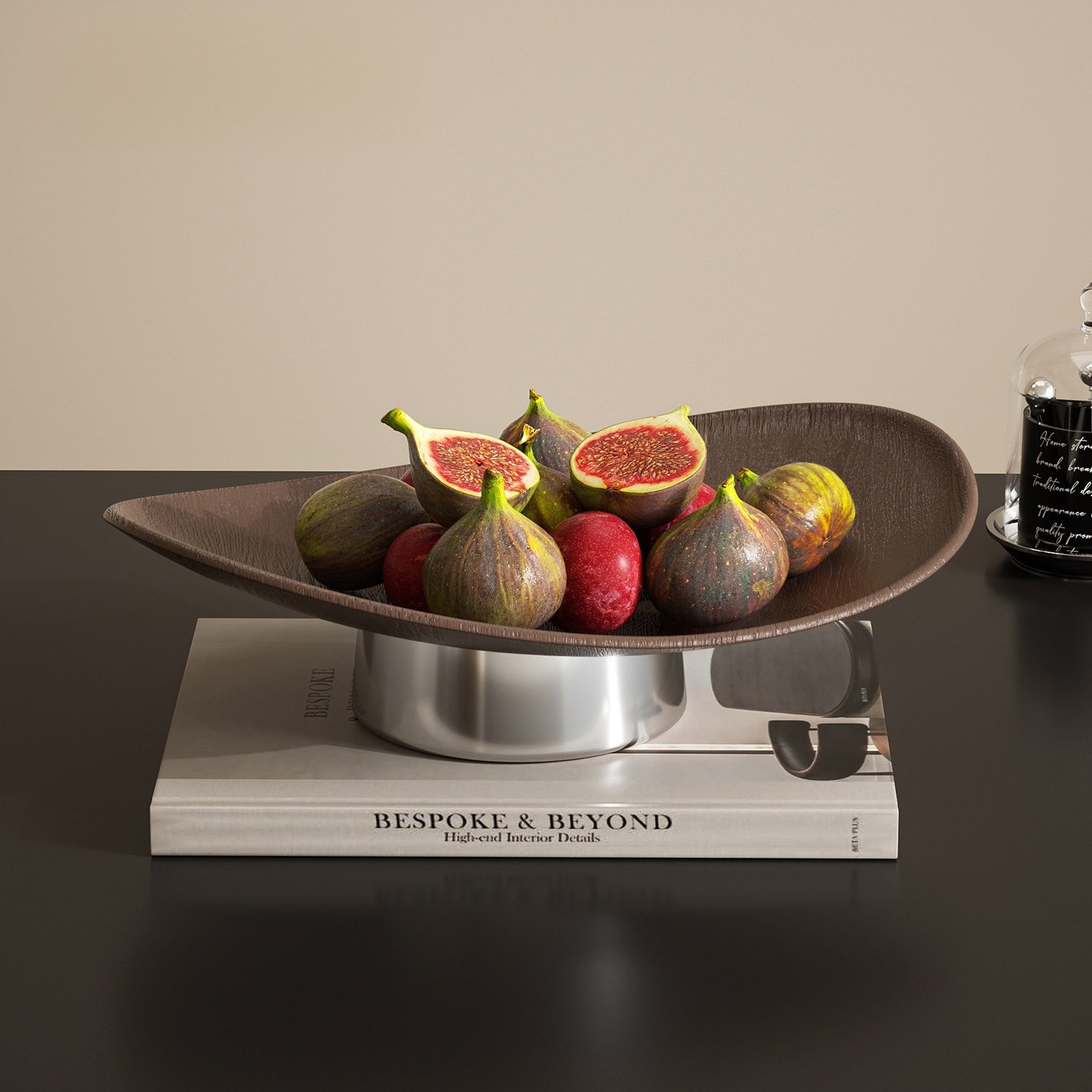 日本水果盘客厅茶几家用干果盘漂亮糖果乔迁之喜过年中古瓜子摆盘