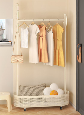 日本入户挂衣架门口玄关家用轻奢新款移动不占空间房间简易衣帽架