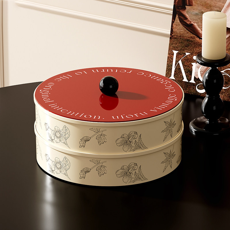 日本干果盘2025新款高颜值客厅摆放盘糖果水果坚果瓜子过年收纳盒