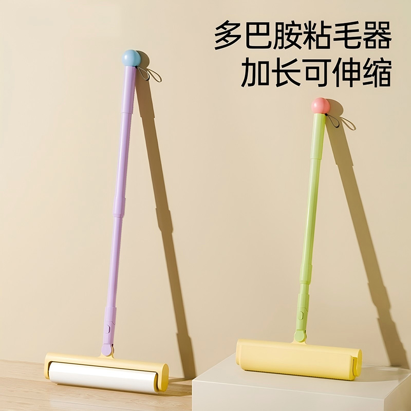 日本粘毛器滚筒长杆可撕式替换纸