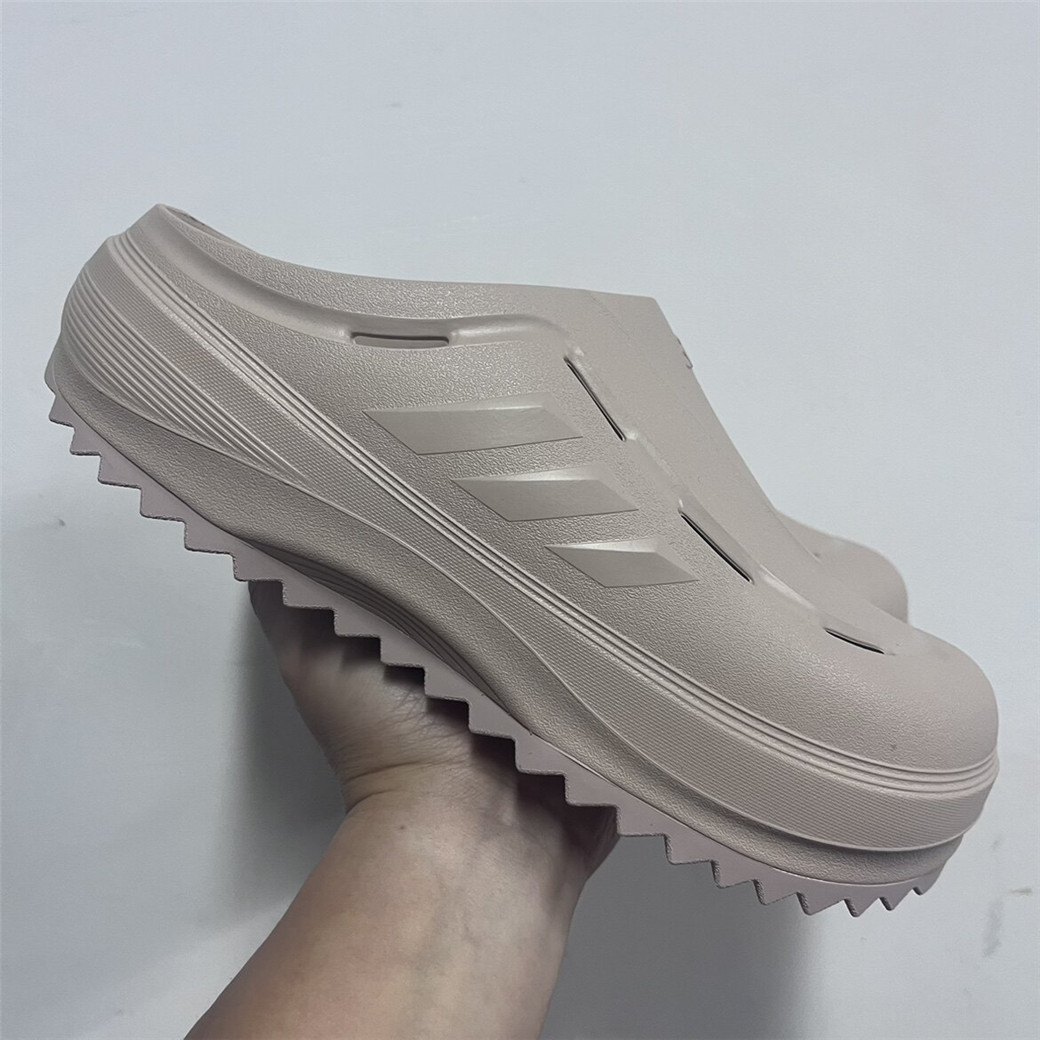 adidas OZWAVE CLOG 运动稳定回弹厚底拖鞋JR6759