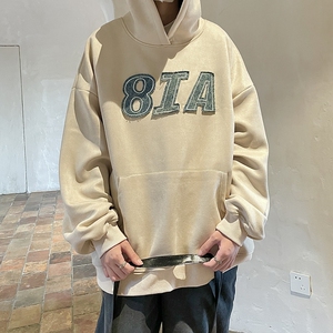 牛仔贴布刺绣麂皮绒卫衣814-1-WY3100-P78 98(100聚酯纤维)图片