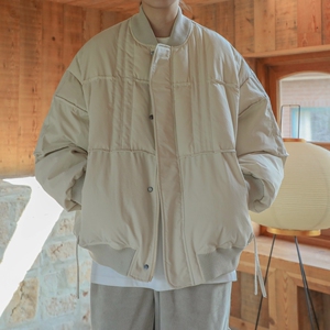 814-1-MF33-P158 198 设计感棒球服棉服棉衣（聚酯纤维）图片