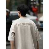280克麂皮绒印花夏季短袖T恤814-1-T2310-P45控59（100聚酯纤维，男装T恤，星座814-1