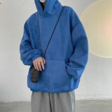 质感拉满麂皮绒连帽卫衣男女秋装814-1-WY6603-P68，男装卫衣，星座814-1