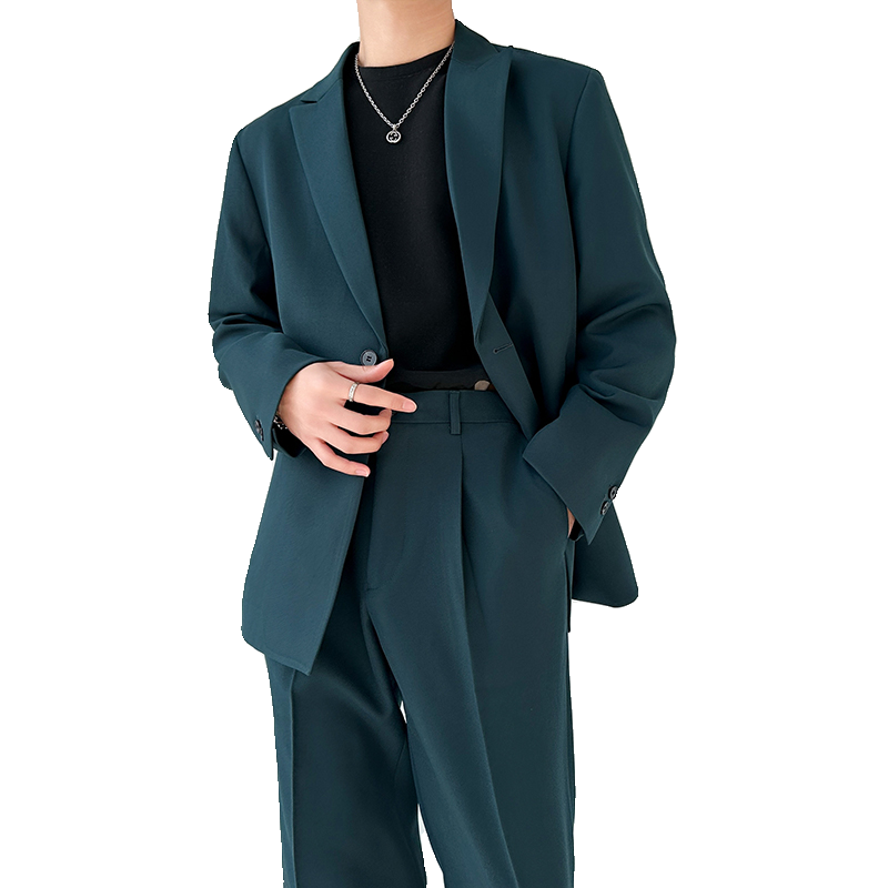306B-2-T3230-P2002025春装轻熟风男士阔版西服两件套装,男装西服,星座507A（原星座306B-2）