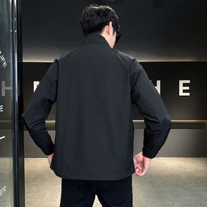 507A-JK407R-P95 秋冬新品加棉加厚时尚男士外套休闲夹克衫图片