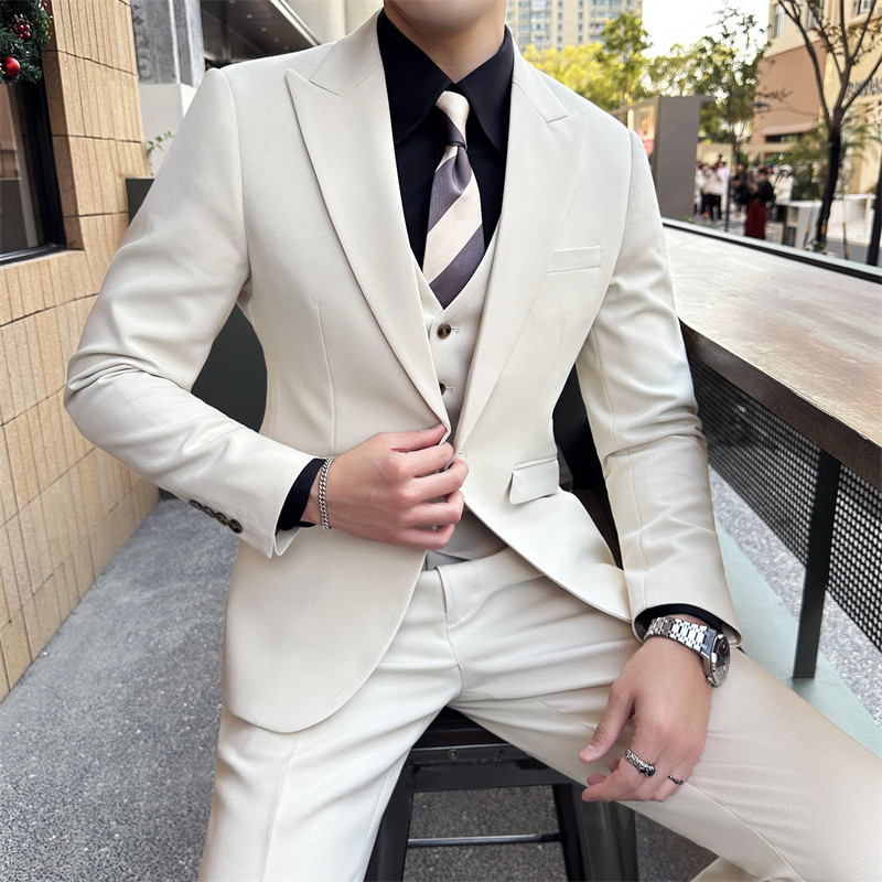 306B-2-SJT7768-P2952025秋冬男士单扣西服三件套装,男装西服,星座507A（原星座306B-2）