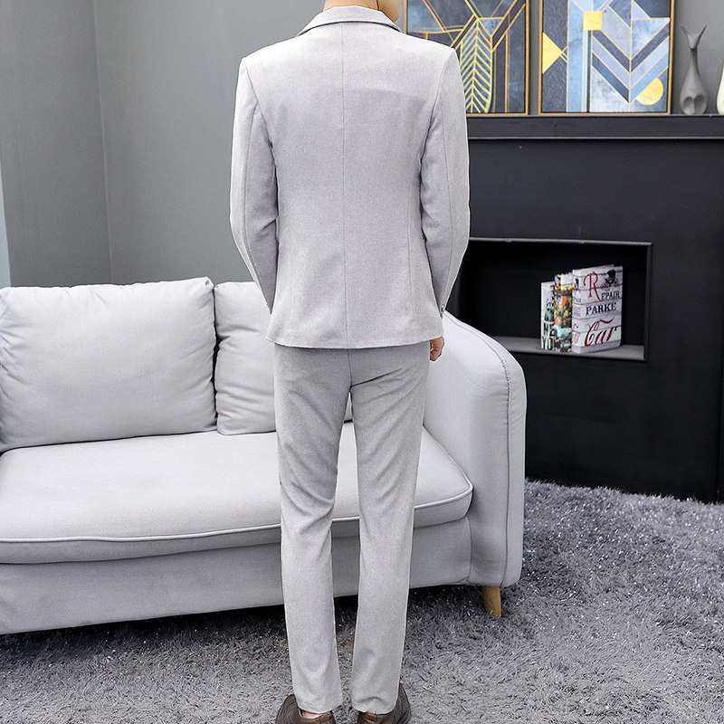 306B-2-LJT917-P1252025秋冬男士西服西裤两件套装时尚青年礼服,男装西服,星座507A（原星座306B-2）