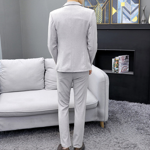 306B-2-LJT917-P125 2025秋冬男士西服西裤两件套装时尚青年礼服图片