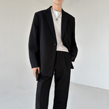 306B-2-T3230-P2002025春装新品轻熟风阔版西服西裤两件套装，男装西服，星座507A（原星座306B-2）