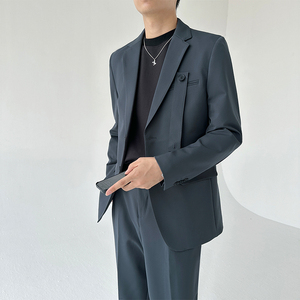 306B-2-T3590-P240 2025秋季新品男士帅气西服西裤两件套装痞帅图片