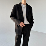 507A-T3230-P2002025春夏时尚轻熟风痞帅青年微阔西服两件套装，男装西服，星座507A（原星座306B-2）