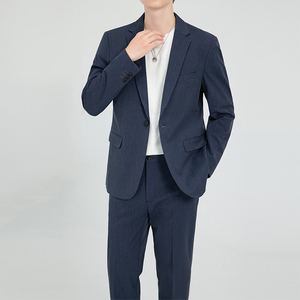 306B-2-LJT2000-P220 2025秋季时尚男士西服西裤两件套装结婚礼服图片