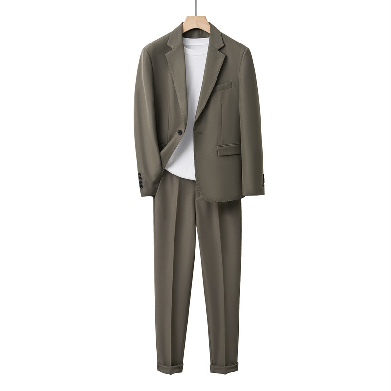 306B-2-T639-P2252025春夏青年意式英伦帅气西服两件套装结婚,男装西服,星座507A（原星座306B-2）