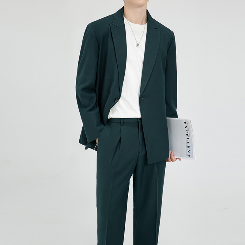 306B-2-T3230-P2002025秋季时尚痞帅青年西服西裤两件套装,男装西服,星座507A（原星座306B-2）