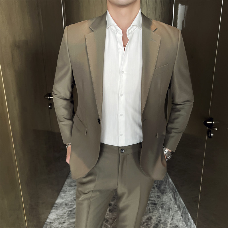 507A-T639-P2252025春季时尚男士西服西裤两件套装礼服,男装西服,星座507A（原星座306B-2）