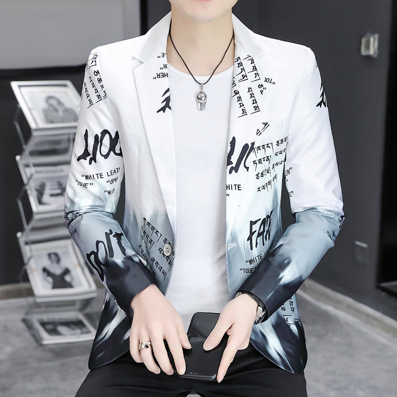 306B-2-X218-P752025秋季时尚撞色小西装西服外套,男装西服套装,星座507A（原星座306B-2）