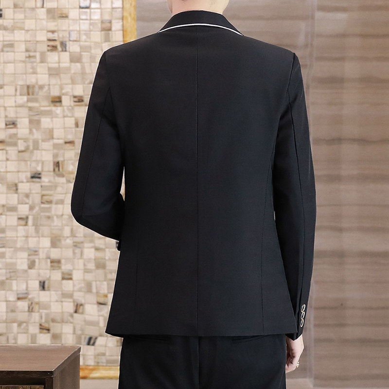 306B-2-T105-P1252025秋季时尚男士纯色西服西裤两件套装,男装西服,星座507A（原星座306B-2）