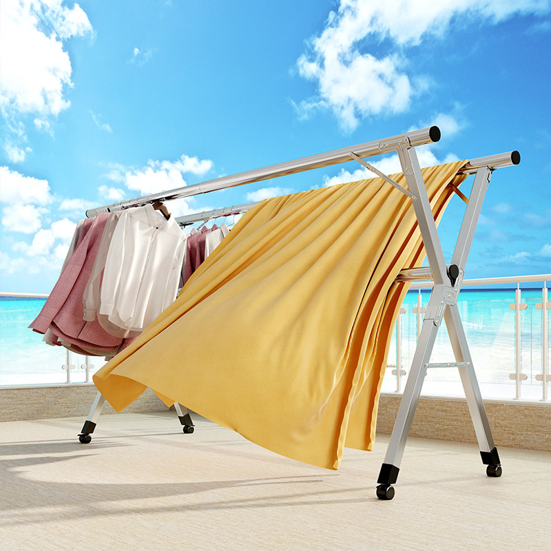 可伸缩晾衣架落地折叠室内家用阳台室外卧室凉式杆晒被子神器衣服|msdalam kategori penyatuan simpanan, pakaian Wash/Sun/Care Products, tanah/rak Lif pengeringan - dari Buy2taobao.com untuk memberikan perkhidmatan ejen Taobao profesional membeli