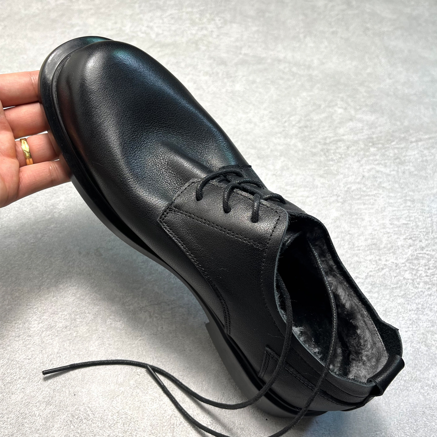 冬季皮鞋男士真皮大头德比鞋通勤上班工装商务休闲鞋加绒保暖棉鞋,流行男鞋,正装皮鞋,淘宝优惠券,粉丝福利购,淘宝优惠卷