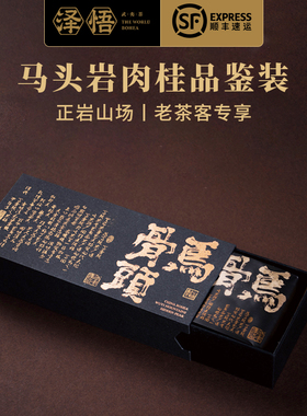 泽武夷茶马骨头核心产区马头岩肉果岩骨花香的诠释特级品鉴装18g