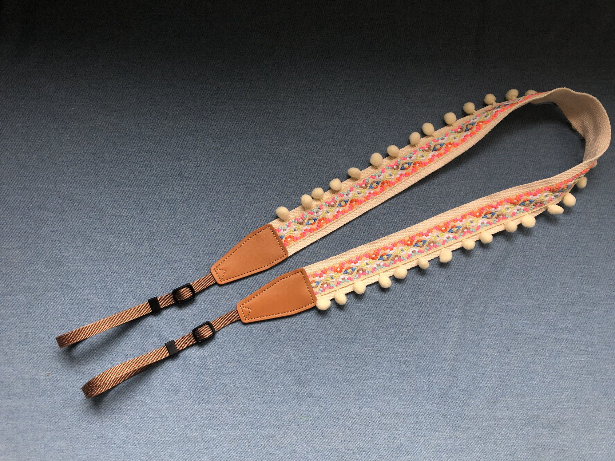 原创纯手工精美通用文艺范相机背带微单单反及拍立得Camera s