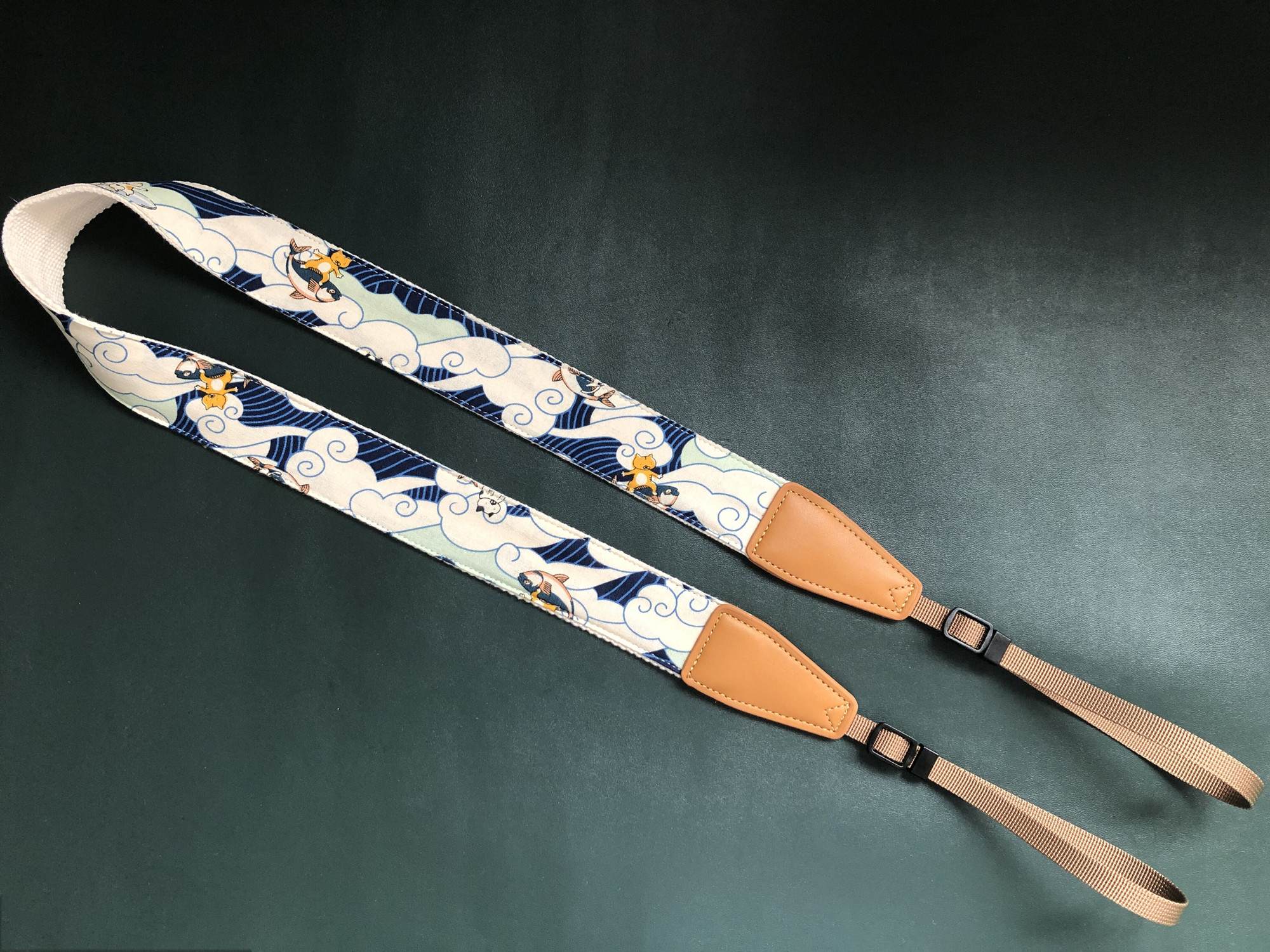 UNIKSTRAP原创冲浪猫相机带肩带