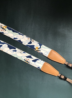 UNIKSTRAP超萌和风冲浪猫相机背带拍立得微单单反camera strap