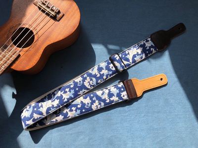 纯手工复古海绵垫FLORAL吉他带电吉他带民谣吉他背带GUITAR STRAP