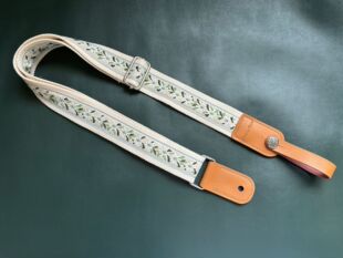 纯手工清新绣花通用柔软舒适尤克里里背带ukulele strap