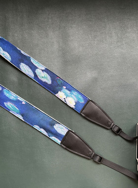 UNIKSTRAP 纯手工WATER LILIES 主题通用相机背带CAMERA STRAP