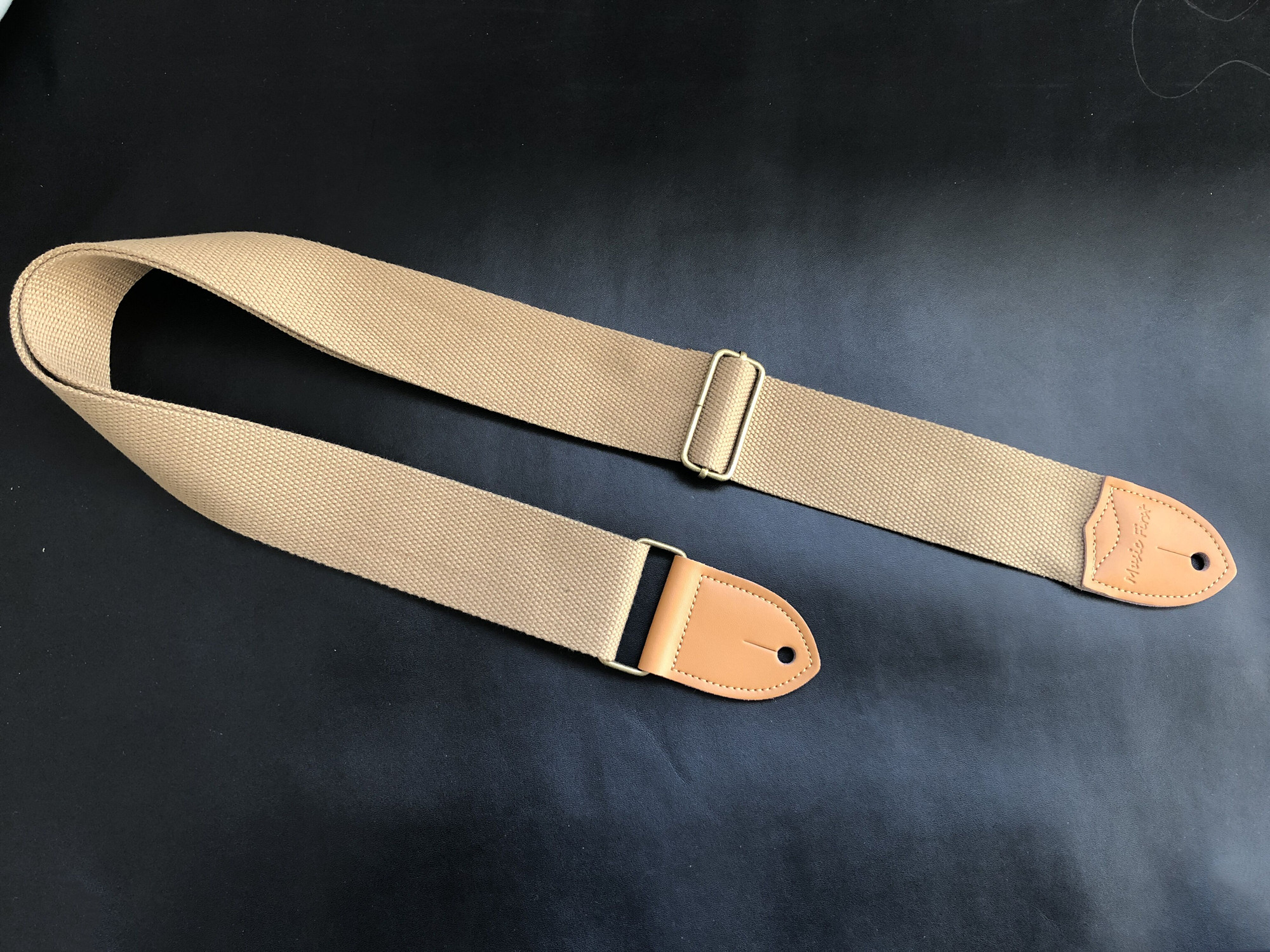 卡其绿纯色吉他带GUITARSTRAP