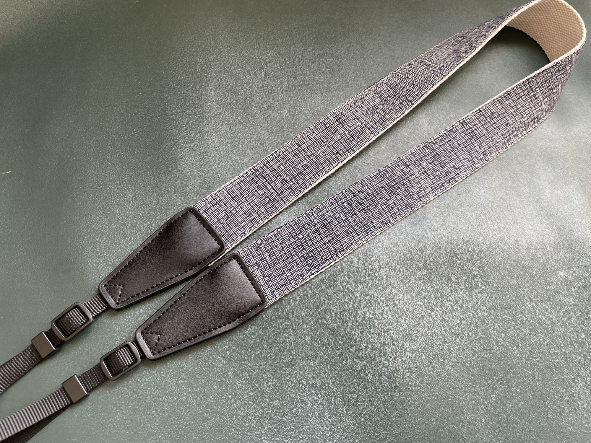 纯手工古法手织布加真皮皮头超棒质感通用相机背带CAMERA STRAP