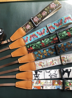 UNIKSTRAP纯手工柔软舒适可调节长度相机腕带孤品集合