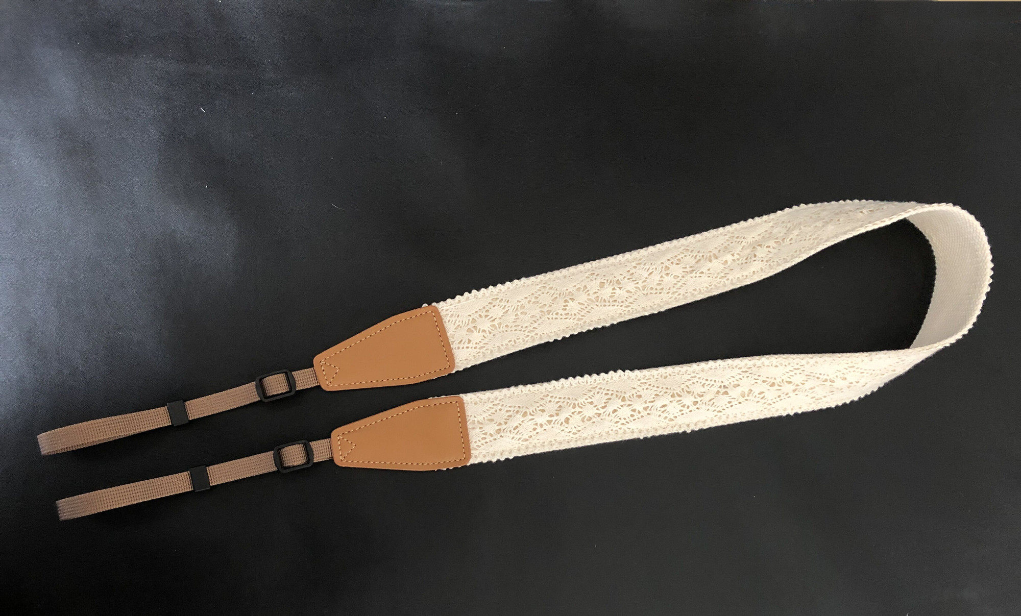 原创纯手工精美蕾丝文艺范相机背带微单单反及拍立得Camera s