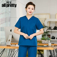 Крабовый зеленый плечо темная утка девушка [полярный хлопок с коротким рукавом]